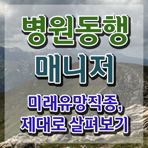  병원동행도우미 수업 1급,2급 동시에 병원동행매니저 합격한 팁