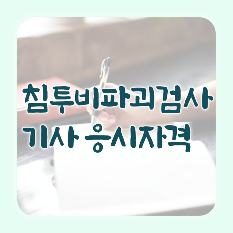  침투비파괴검사기사 응시조건 침투비파괴검사기사 응시조건 집에서 온라인으로 쉽고 빠르게 끝낸 과정