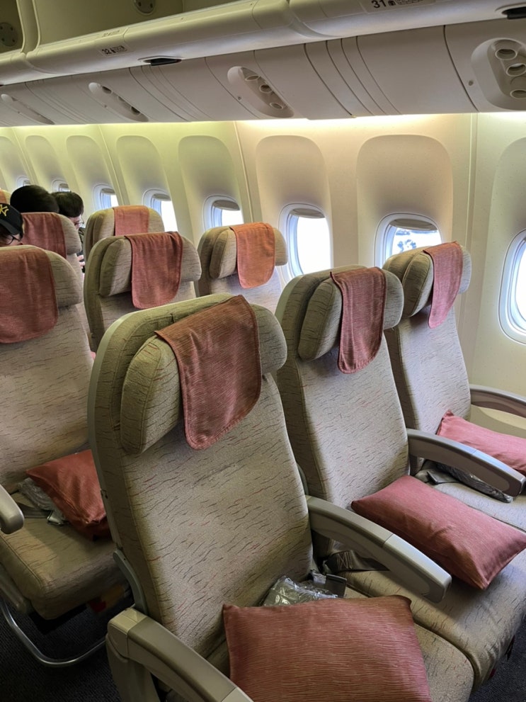  인천-홍콩, 홍콩-인천 아시아나항공 직항(OZ721,OZ722) 어메니티와 기내식후기️