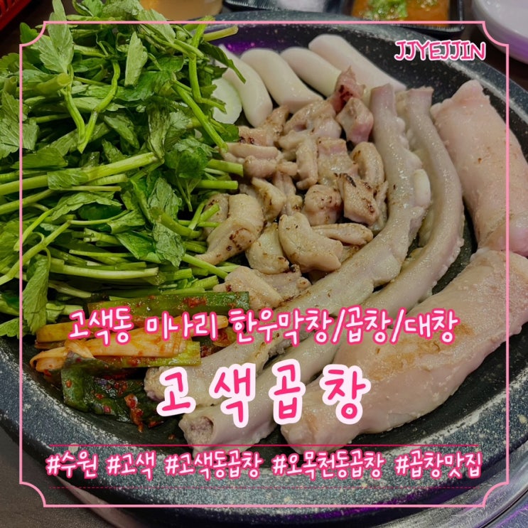  [수원|고색] 고색곱창 | 고색역근처맛집 / 고색동 미나리 한우곱창집 / 오목천동곱창