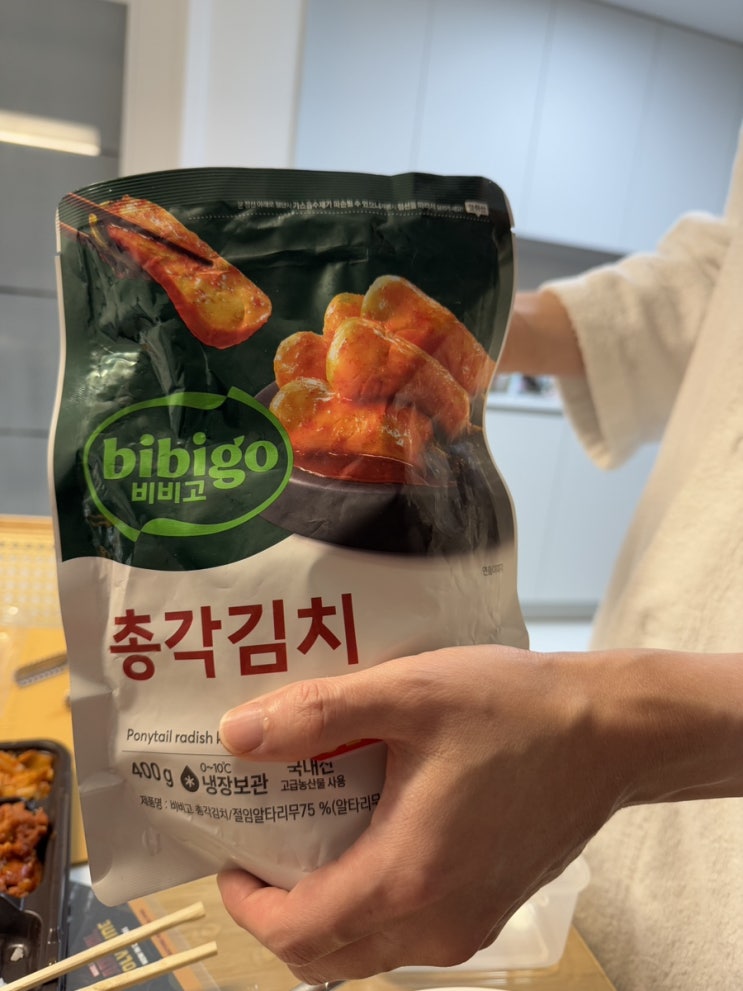  비비고 총각김치 믿고 먹는 국내산에 아삭함까지 덤으로