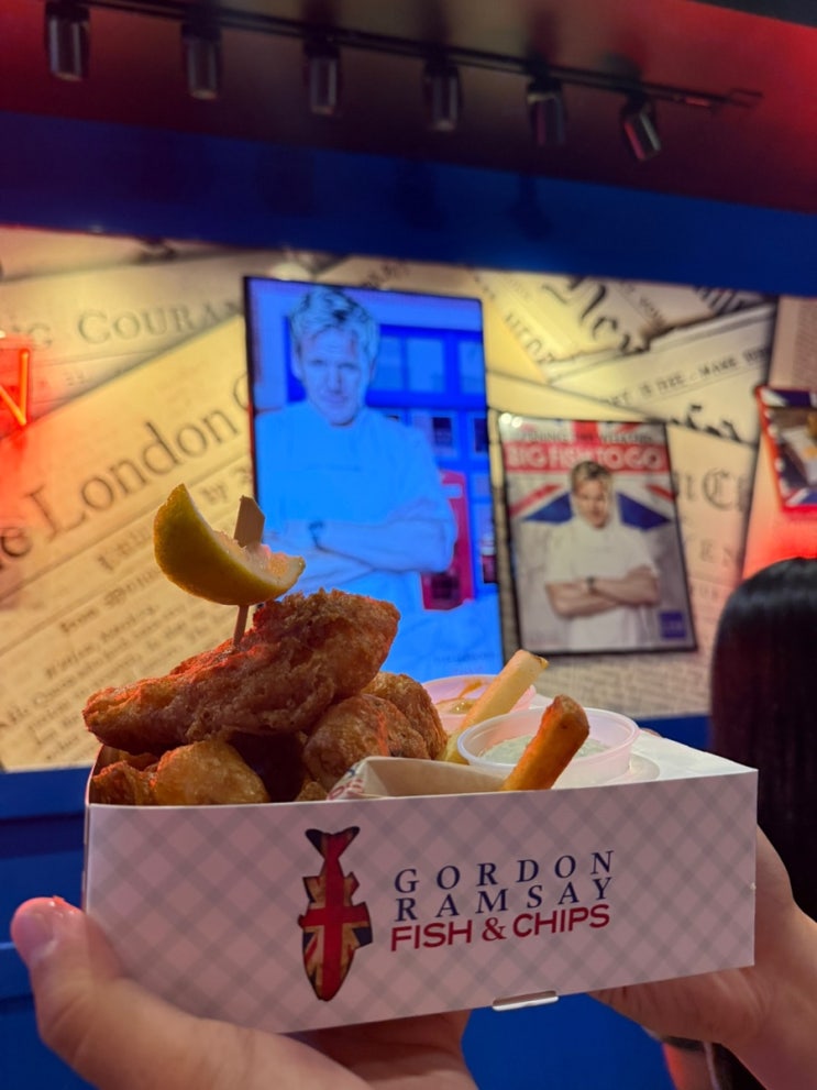  라스베가스 고든램지 피쉬앤칩스(Gordon Ramsay Fish & Chips) | 진짜 맛있츰!