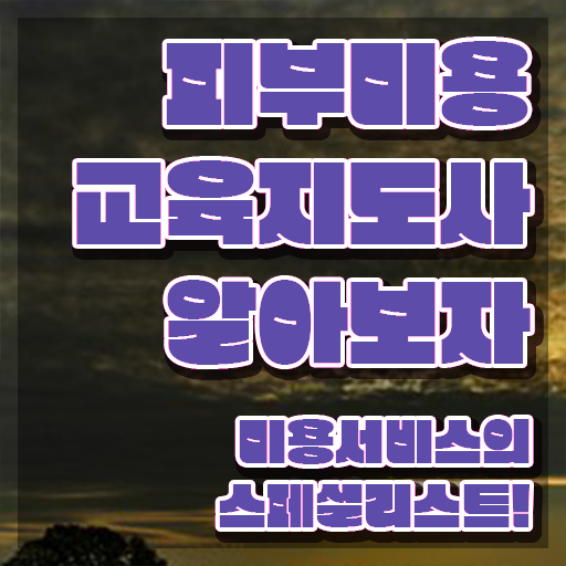  일산피부학원 , 피부미용교육지도사 자격증 취득한 과정 확인해보세요