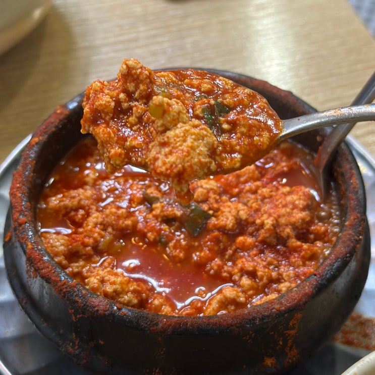  ［제주/일도1동］' 신해바라기 분식 ' 본점 동문시장 근처 뜨끈하고 몽글한 순두부찌개 순찌 맛집(풍자 또간집)
