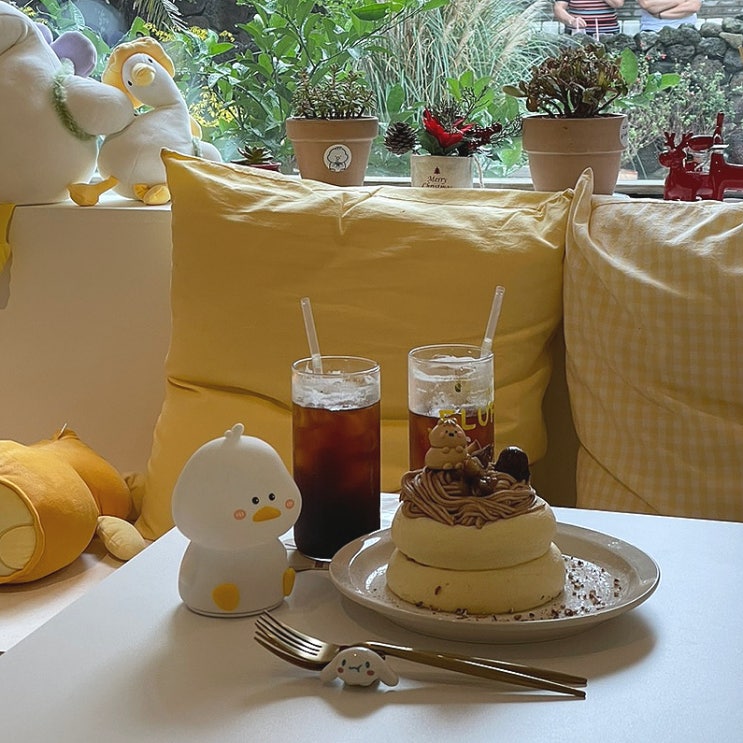  제주 협재 카페 플러피:귀여운 감성 찐 수플레 맛집