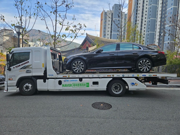   벤츠 E300 신차탁송 | 의정부 전시장 → 부산 캐리어탁송 · 카캐리어 장거리 운송 전문 서비스 