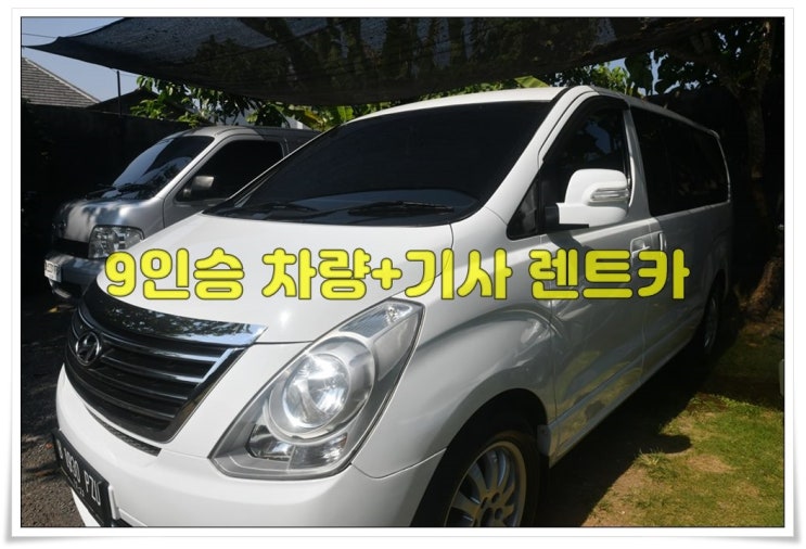  인도네시아 발리 차량+기사 렌트 9인승 미니밴  서부지역 추천 코스