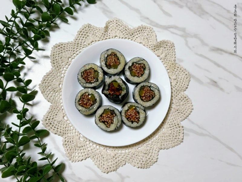 매운오뎅김밥 레시피 매콤어묵김밥 김밥어묵양념 만드는법