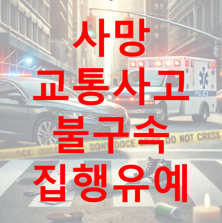  [성공 사례] 사망 교통사고 합의, 불구속, 집행유예