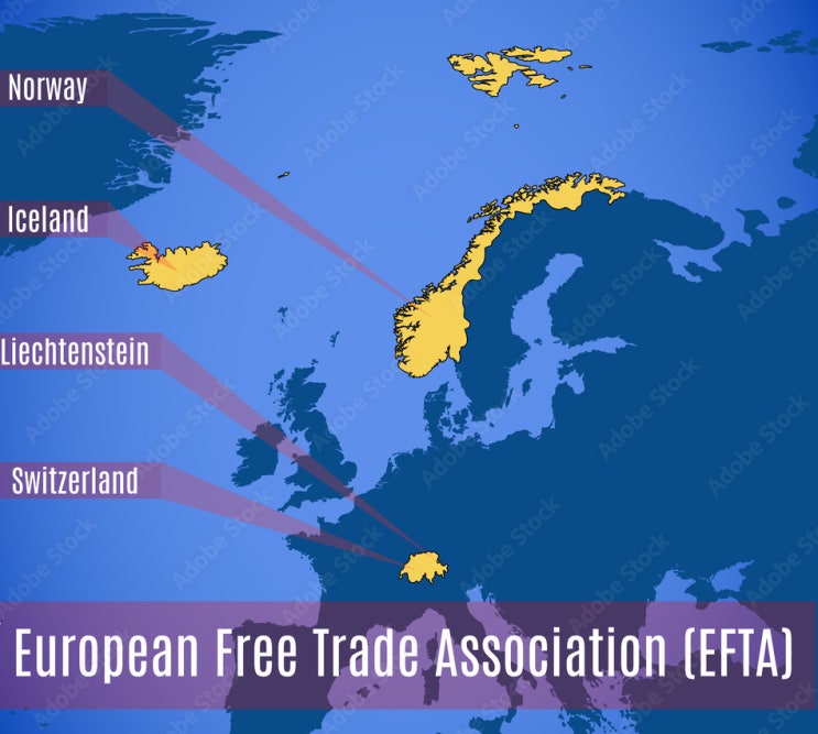 EFTA (유럽자유무역연합) 4개국 / EAP (동부 파트너십) 5개국 / GUAM (민주주의와 경제 발전을 위한 기구) 4개국 EFTA (유럽자유무역연합) 4개국 / EAP (동부 파트너십) 5개국 / GUAM (민주주의와 경제 발전을 위한 기구) 4개국