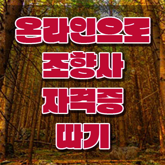  , 조향사 한달 만에 취득한 노하우