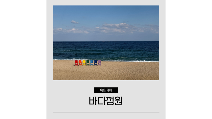  속초 바다정원 방문객 전국 1위 강원도 여행 코스 필수 가볼만한곳