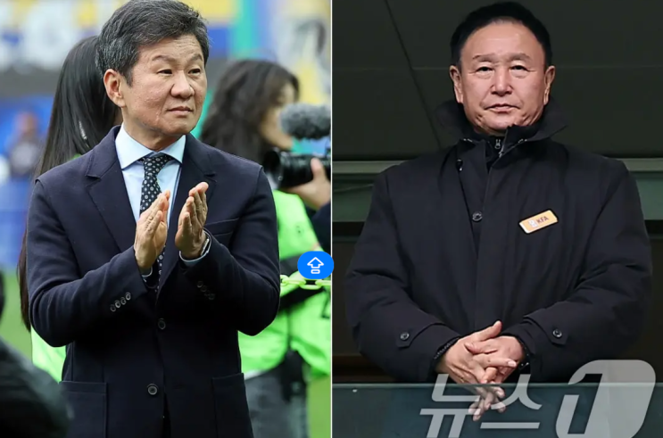 <b>정몽규</b>와 <b>허정무</b>의 대한<b>축구</b>협회 경쟁 과연 무슨일이?