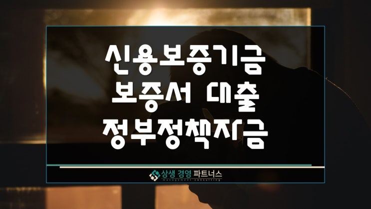  신용보증기금 보증서 대출을 활용한 정부 정책자금 지원