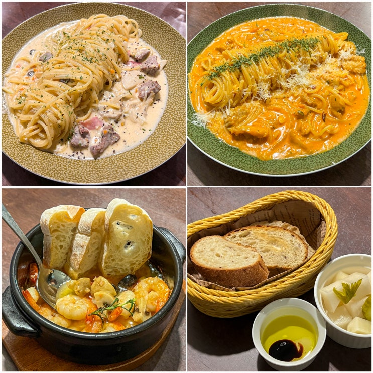  호계동맛집 파스타와 감바스가 맛있는 만담즈