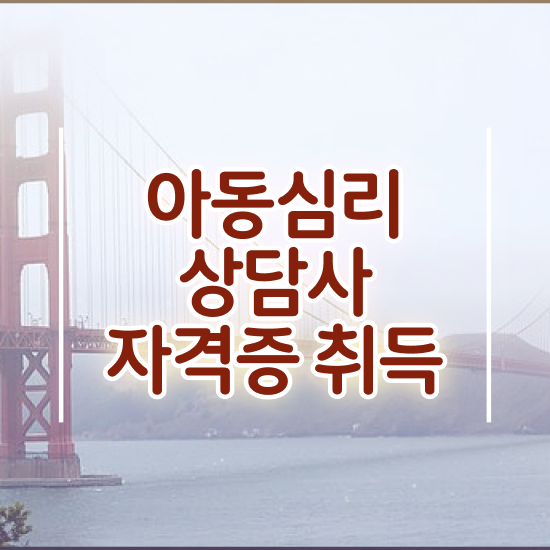  아동심리상담사 2급 , 아동심리상담사 자격증 쉽고 간편하게 합격한 비법 정보를 알고싶다면