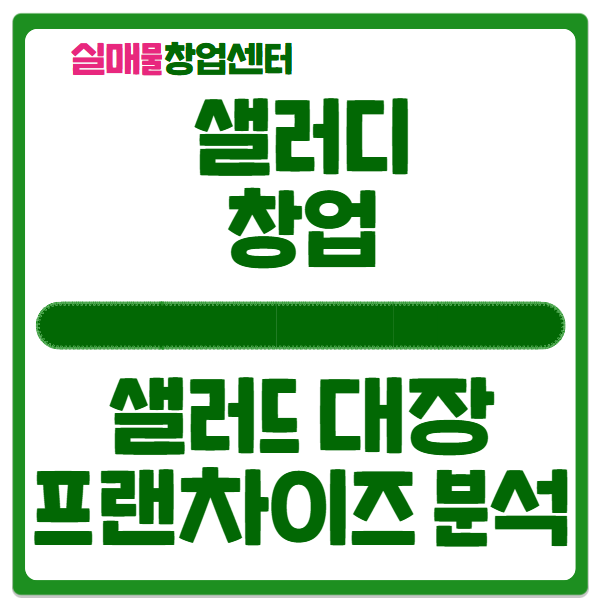 샐러디 창업 비용부터 수익까지 (샐러드 프랜차이즈 대장) 샐러디 창업 비용부터 수익까지 (샐러드 프랜차이즈 대장)