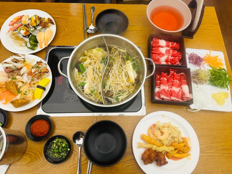  천안 아산 스시야샤브야 무한리필 내 돈 내산 후기