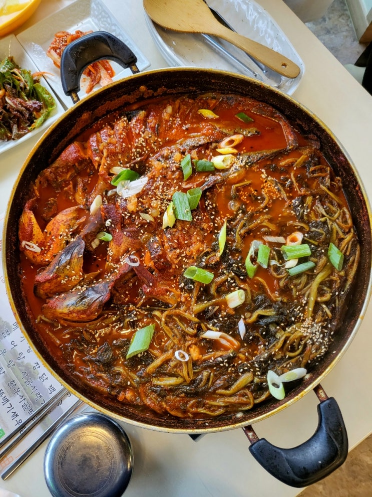  전주 식사대접 장소 추천 보양식으로 좋은 시래기 메기찜 맛집 섬진강