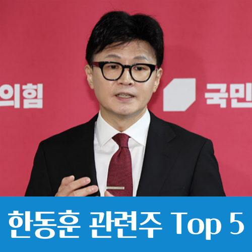  대선 테마주 한동훈 관련주 Top 5