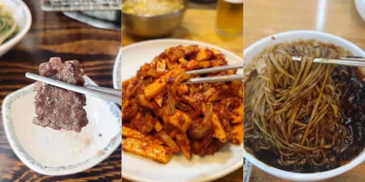  안동 먹거리 현지인 맛집 3 한우갈비, 동대문식당 오징어무침, 신선식당
