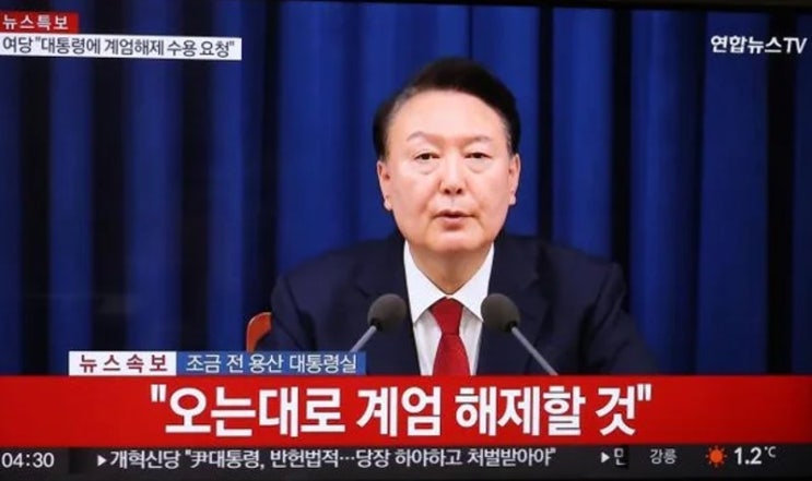 [<b>비상계엄</b> 후폭풍] <b>대통령실</b> 외신에 "헌법 위배 안해…국민... 