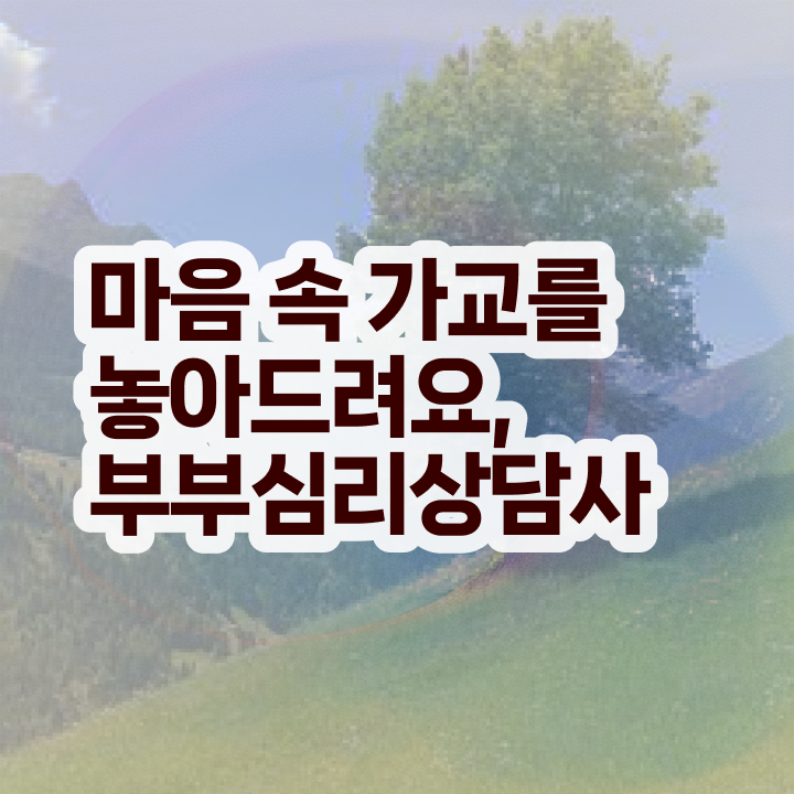  중구부부심리상담사 , 부부심리상담사 자격증 비용없이 온라인으로 준비한 방법 , 무료수강 혜택