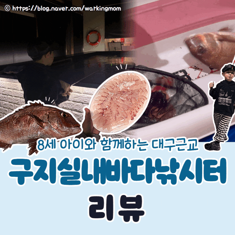 대구 바다낚시 체험 아이랑 갈만한 곳, 구지 실내 바다 낚시터