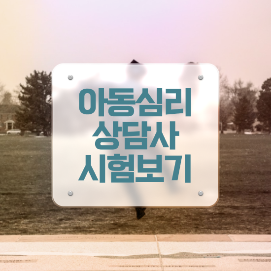  , 심리상담사 자격증 단기간에 준비한 과정 및 취업