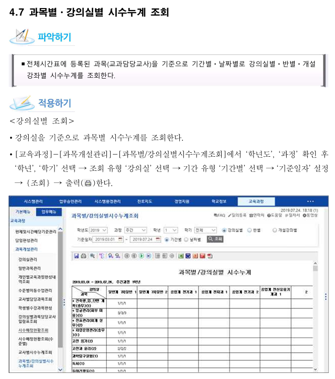 학사일정과 수업일수 그리고 수업시수 맞추기 : 네이버 블로그