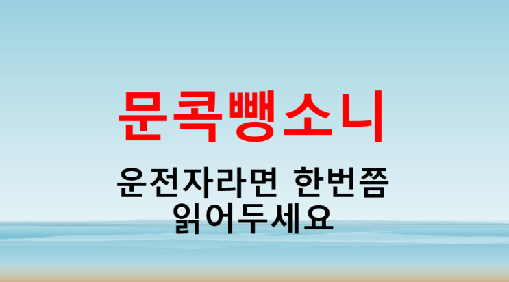 문콕뺑소니