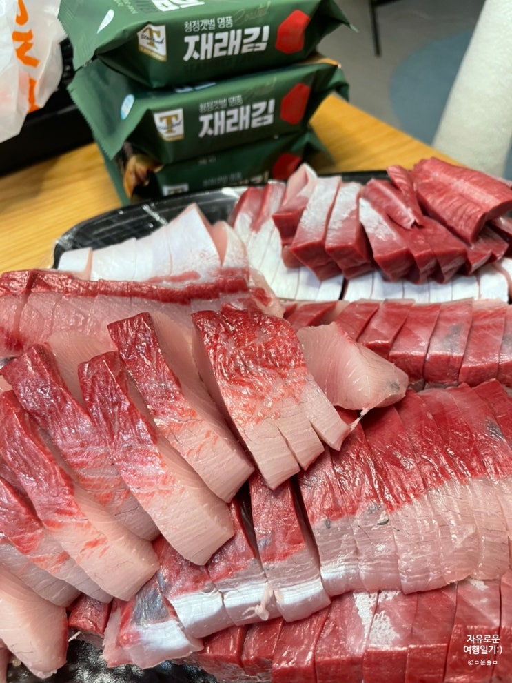  노량진 새벽 수산시장_새벽 도매시장 회 포장 후기(with. 낙지, 새우, 조개구이)