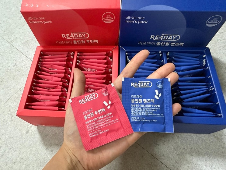  간편한 30대 부부 영양제 정기구독 리포데이올인원