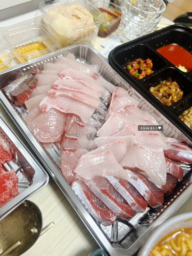  석계 대방어맛집 남해바다마차 포장 후기(주차,웨이팅,예약)