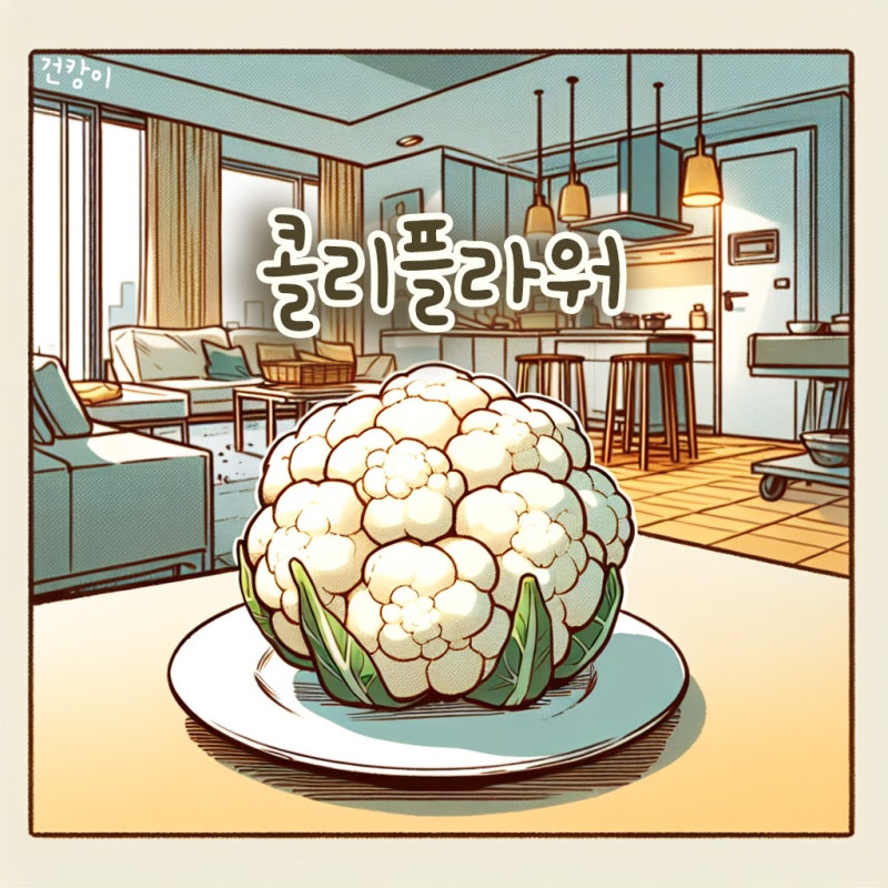 하얀 브로콜리 콜리플라워 효능 세척법 먹는법 칼로리 부작용
