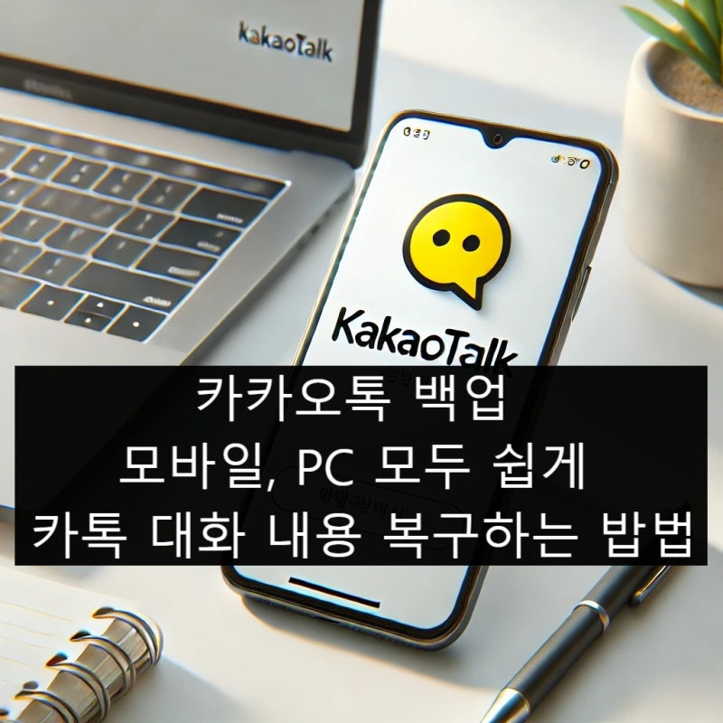 카카오톡 백업 모바일, PC 모두 쉽게 카톡 대화 내용 복구하는 밥법