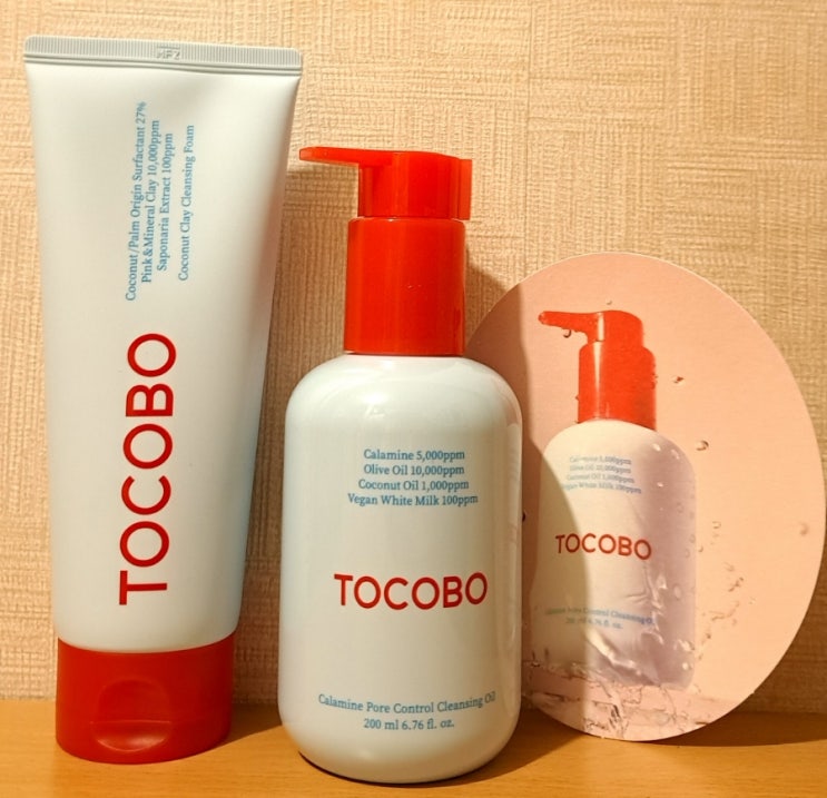  [챌린저스] <뷰티> 모공 속 숨어있는 피지와 블랙헤드 클렌징 추천 템! TOCOBO 토코보 칼라민 포어 컨트롤 오일과 코코넛 플레이 클렌징 폼