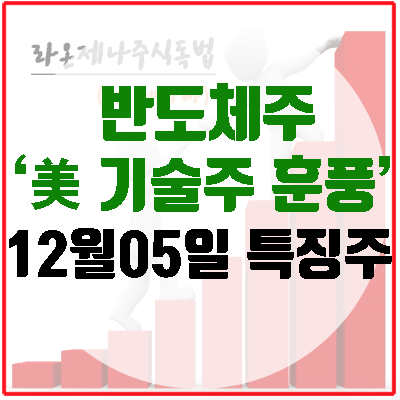 [특징주] 반도체주, <b>미국 기술주 훈풍</b>에 상승
