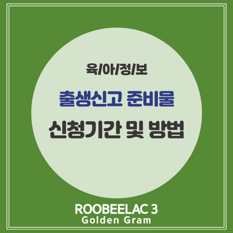  출생신고 준비물 기간 내 온라인 신청방법 (늦게하면 과태료) by. 덴마크 슈퍼 프리미엄 분유 루비락 3