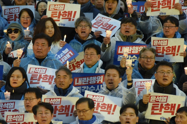 [의정활동] <b>윤석열</b> 대통령 사퇴촉구 <b>탄핵</b>추진 범국민 <b>촛불문화제</b>