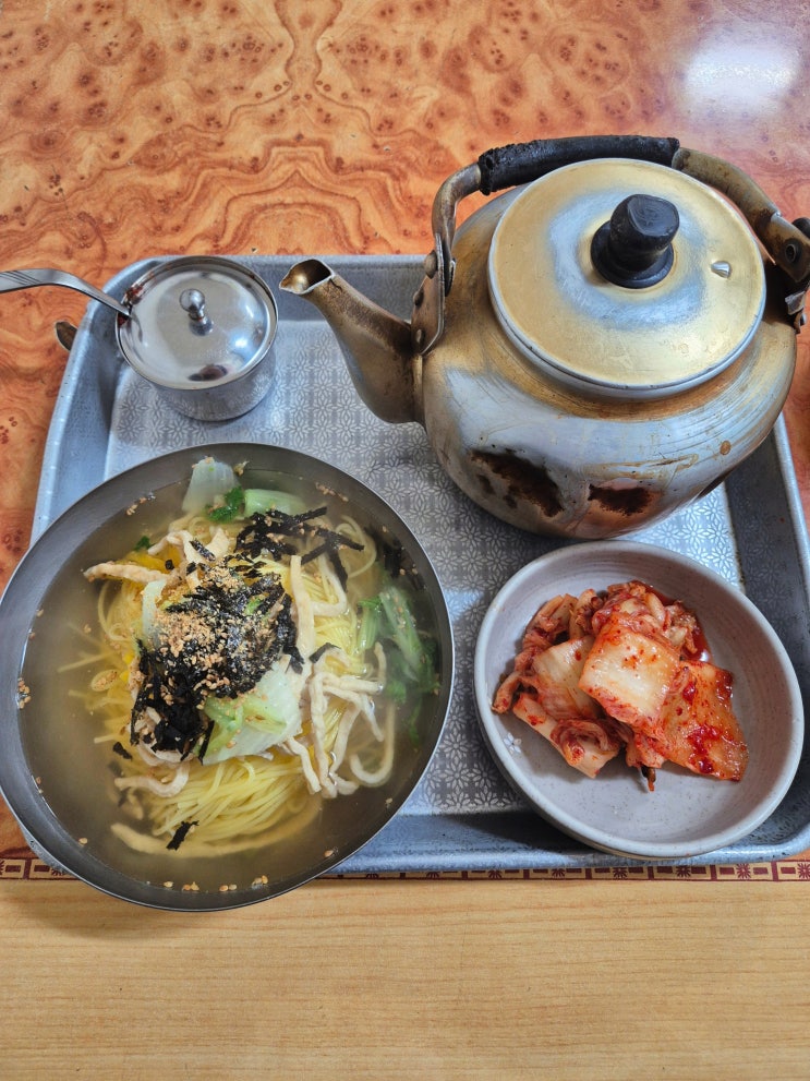 부전시장 골목 국수맛집 촌국수전문