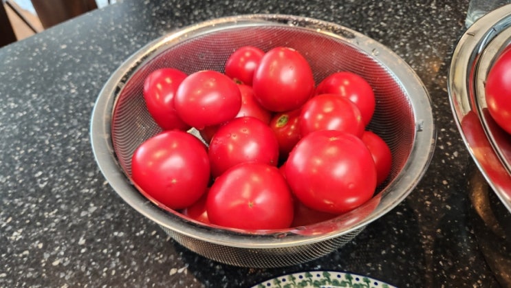  토마토 계란볶음 내맘대로 만들어 먹기. 50대 건강한 밥상 이야기 - 퇴근 후의 작은 행복