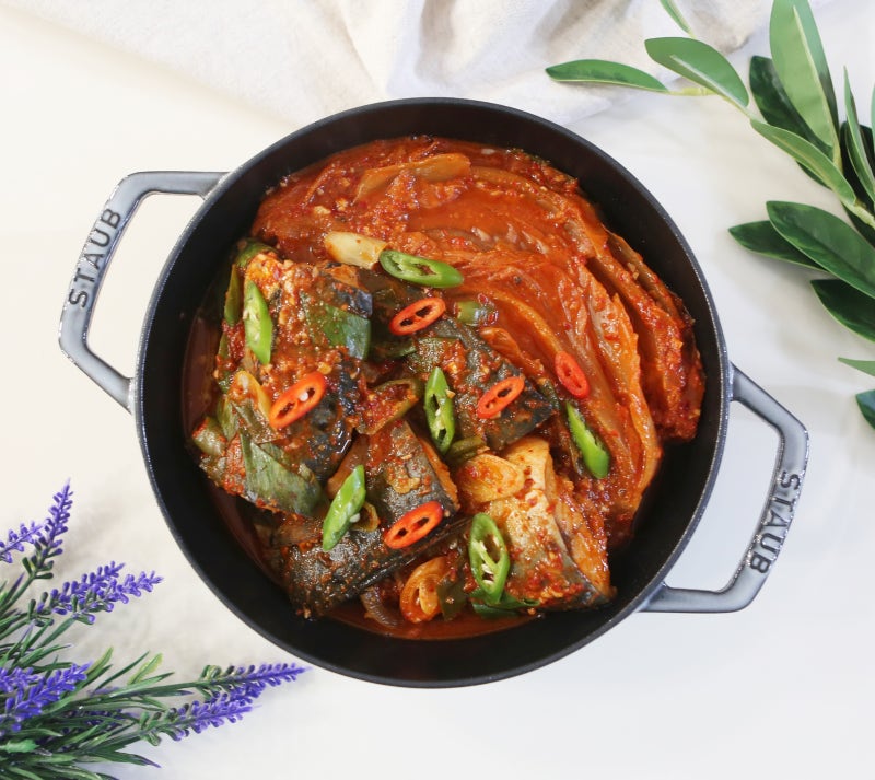 냉동 고등어 김치찜 레시피 묵은지 김치찜 만들기