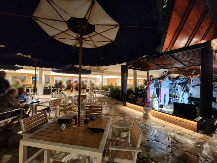  하와이 와이키키 맛집 호놀룰루 호텔 아웃리거 리프 Kani Ka Pila Grille 예약 메뉴 추천