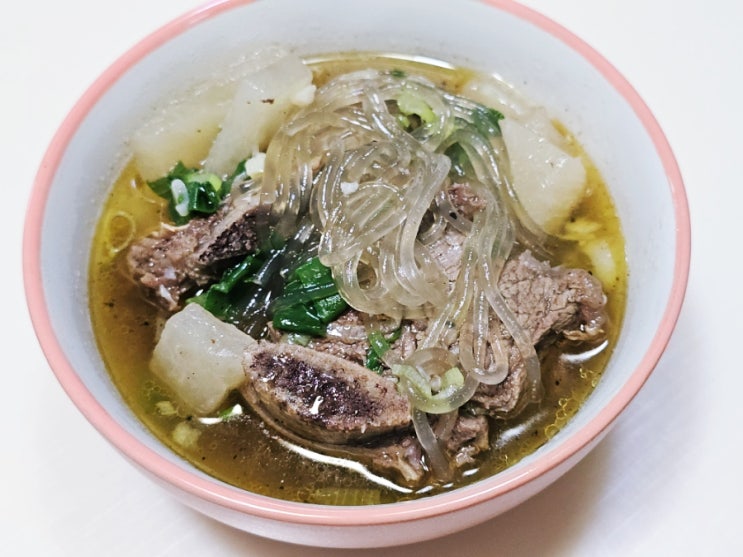  갈비탕 레시피 칼로리 낮추고 호주산 냉장갈비 진국으로 몸보신 하세요!