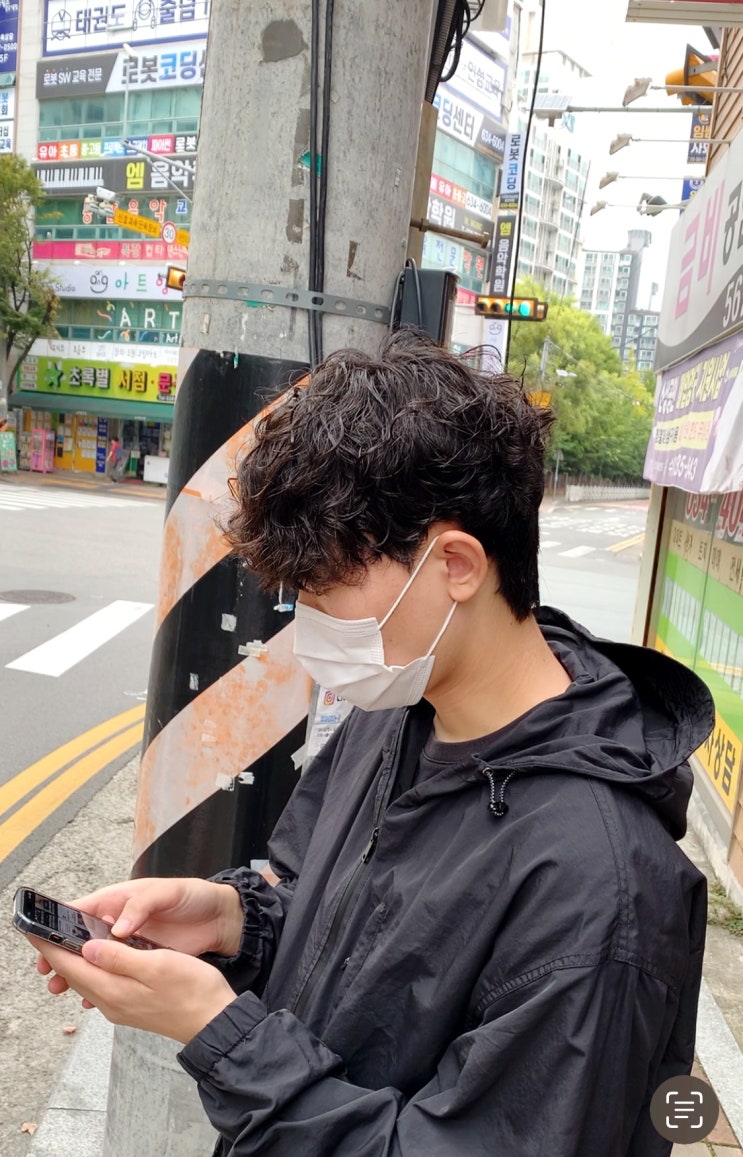  대구 남자 손질하기 쉬운 쉐도우 리프펌 기장과 손질
