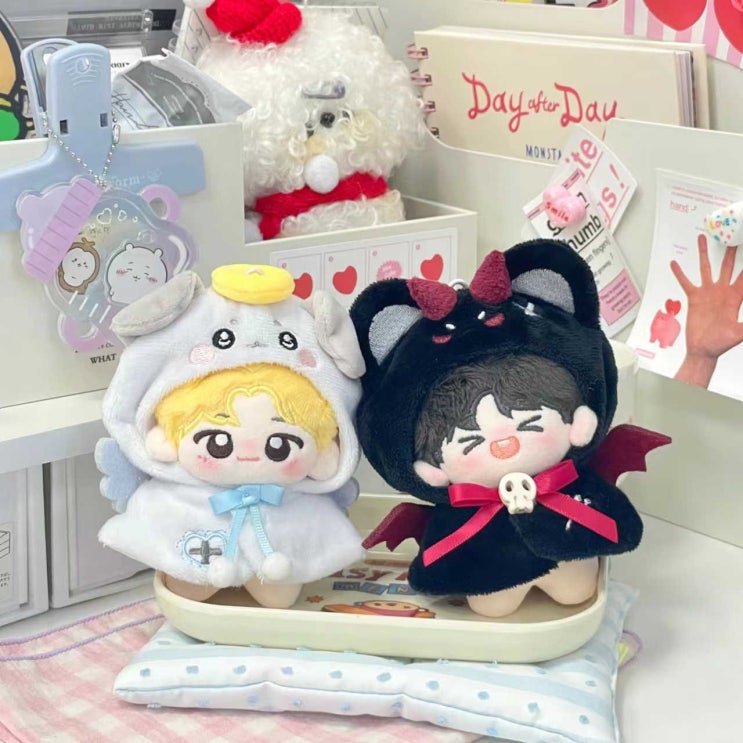  10cm 작은 천사와 악마 인형옷 아이돌인형옷
