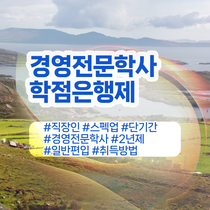  경영학 석사 , 경영학 학위 관련학과 아니어도 온라인 평생교육원 통해서 편하게 준비했던 노하우