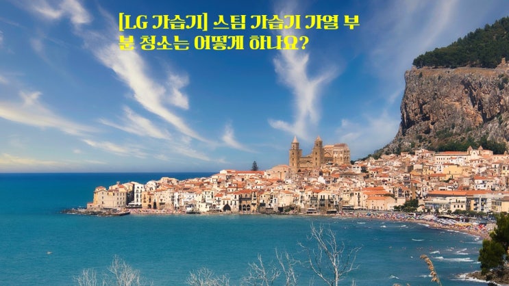  [LG 가습기] 스팀 가습기 가열 부분 청소는 어떻게 하나요?