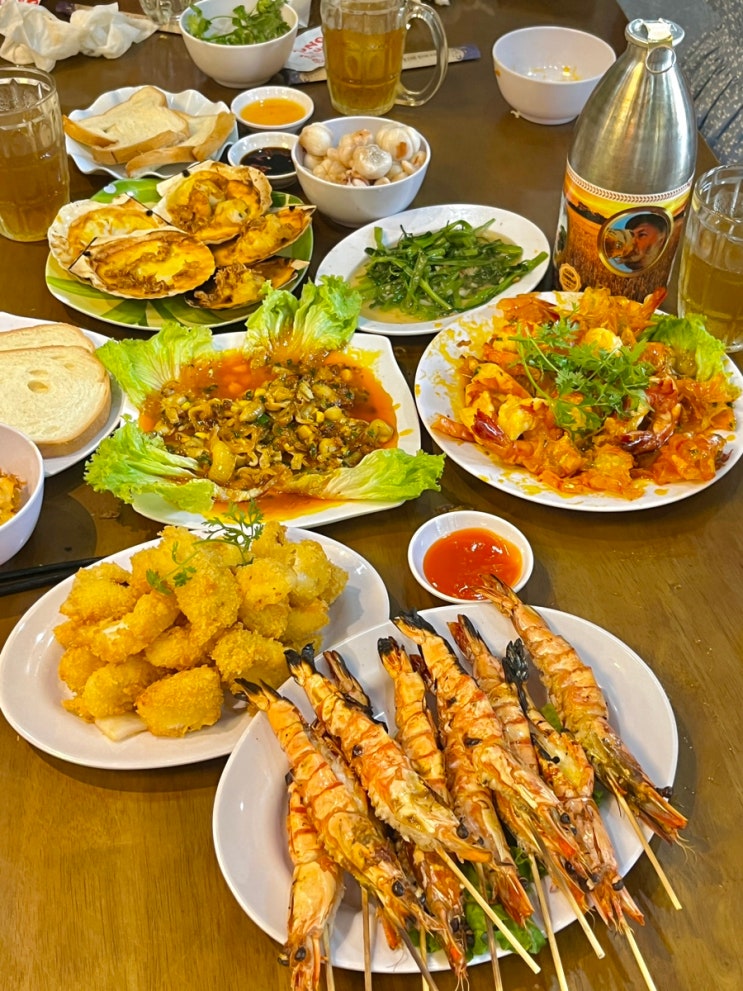  푸꾸옥 소나시 야시장 맛집, 씨푸드 해산물 봉비비큐 내돈내산
